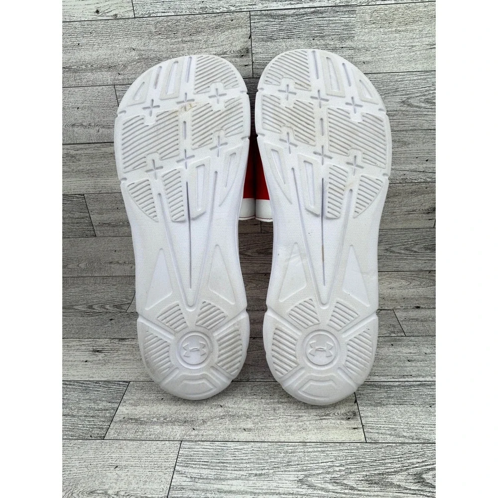Under Armour Ignite V Men Red White Slides Sandals 3000040-101 Size 12
